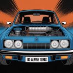 illustration globale turbo r5 alpine turbo sur moteur renault