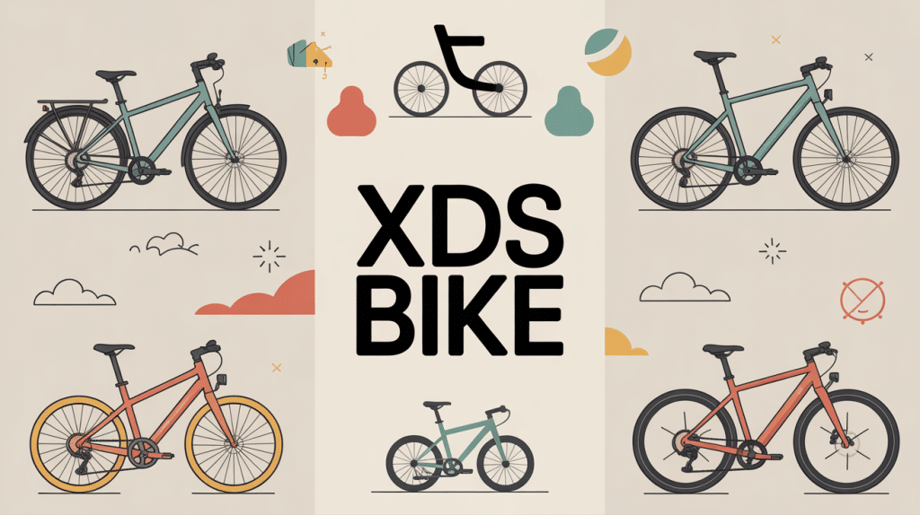 Illustration univers xds bike gamme de vélos