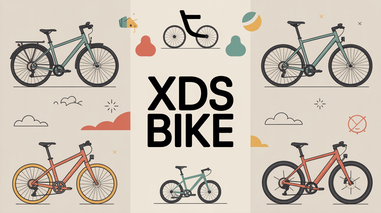 Illustration univers xds bike gamme de vélos