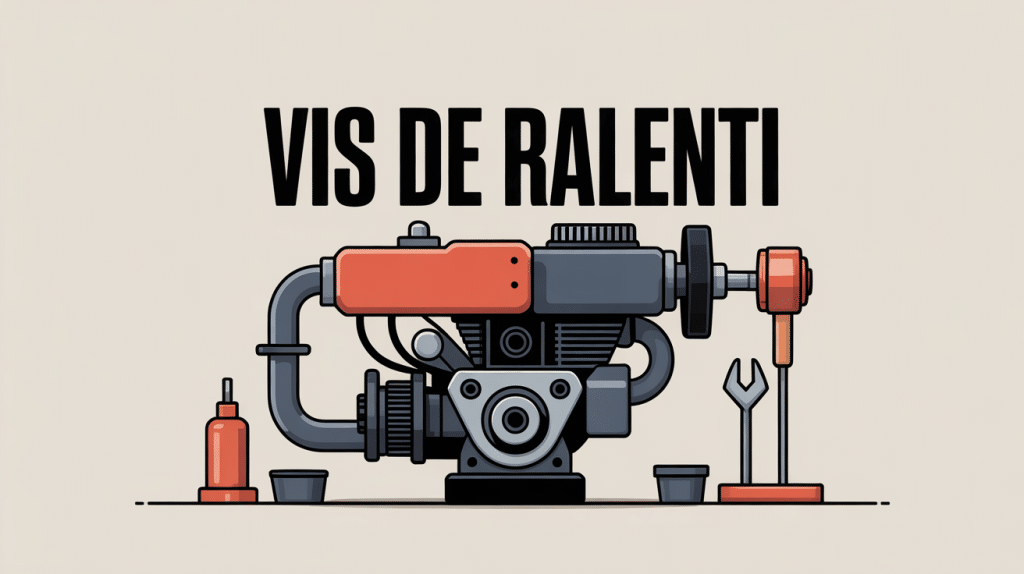 illustration fonctionnement vis de ralenti moteur