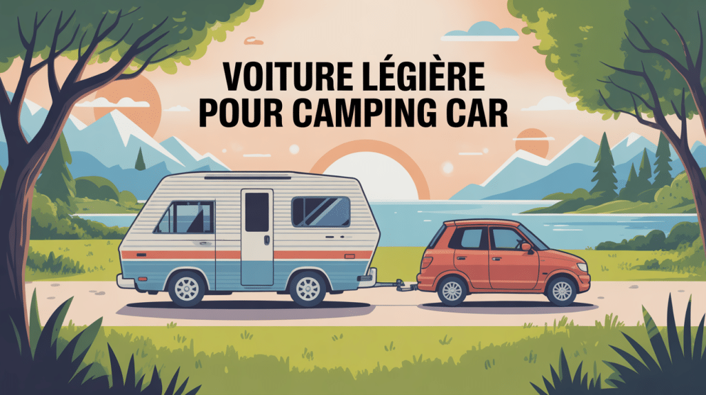 illustration guide voiture legere pour camping car
