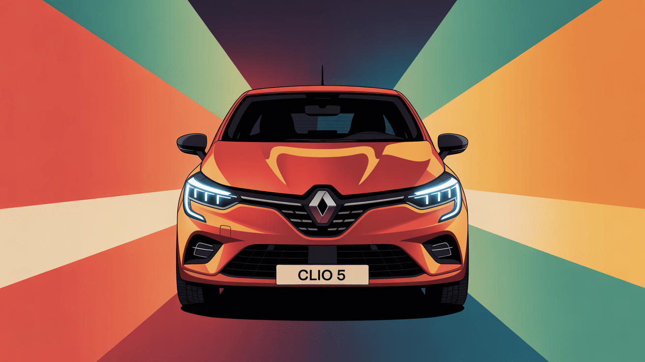 Illustration voyant clio 5 combiné lumineux