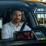 Permis pour taxi conducteur badge tableau de bord