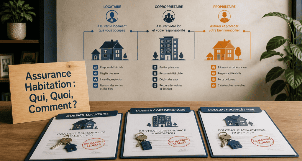 assurance habitation locataire ou propriétaire dossiers clés obligations légales