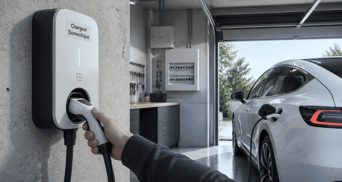chargeur domestique voiture electrique mural