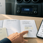 code autoradio dacia duster sur carnet et smartphone