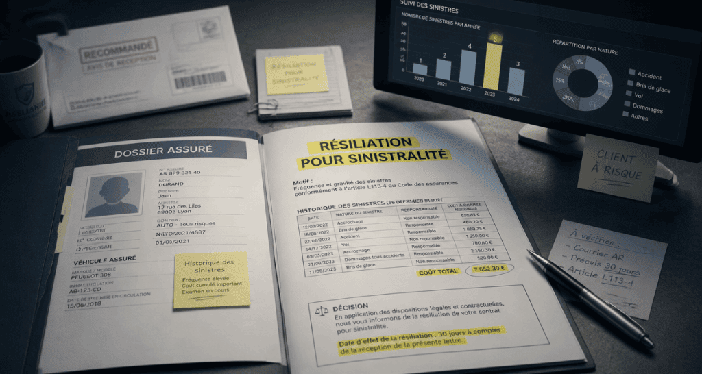 combien de sinistre avant résiliation gmf dossier