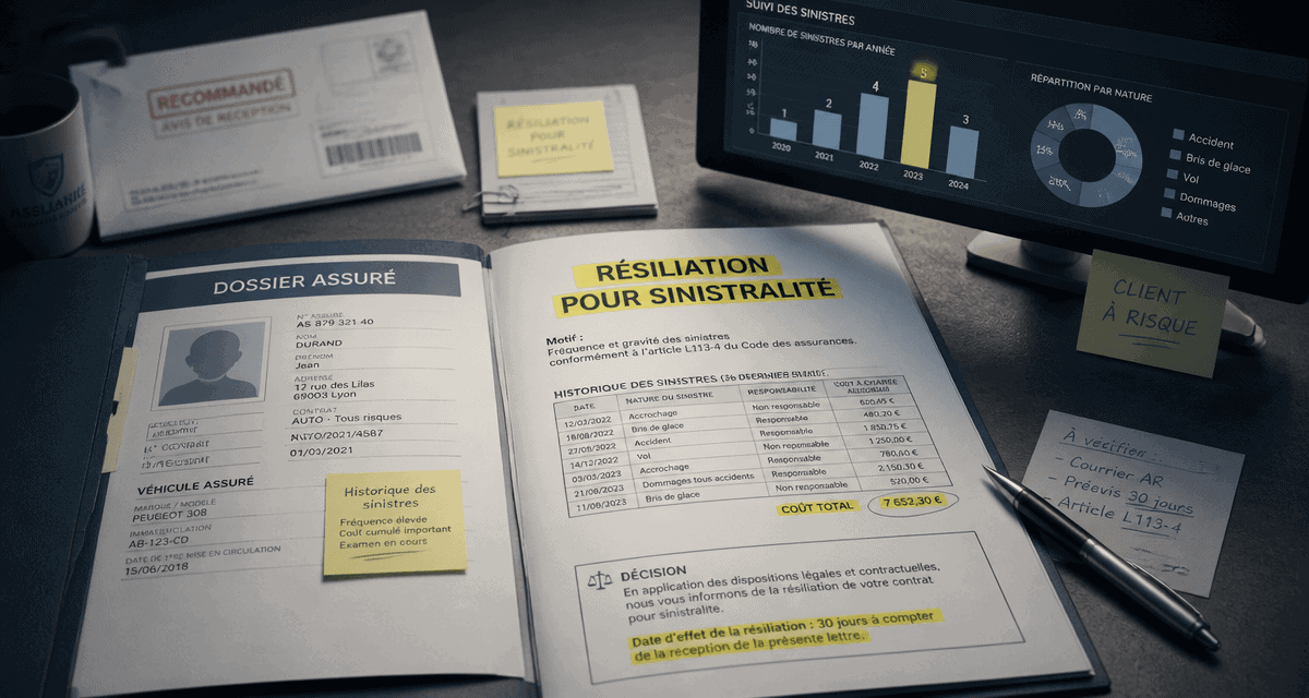 combien de sinistre avant résiliation gmf dossier