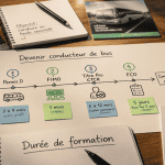 Combien de temps dure la formation chauffeur de bus étapes