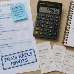 comment calculer les frais reels impots formulaire calculatrice tickets