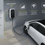 comparatif borne de recharge 7 kw en garage moderne