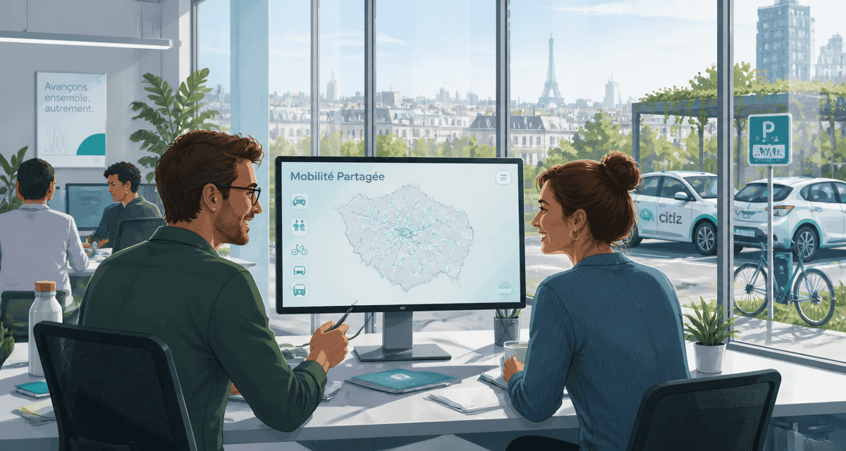 comuto pro paris c'est quoi salariés échangeant sur covoiturage