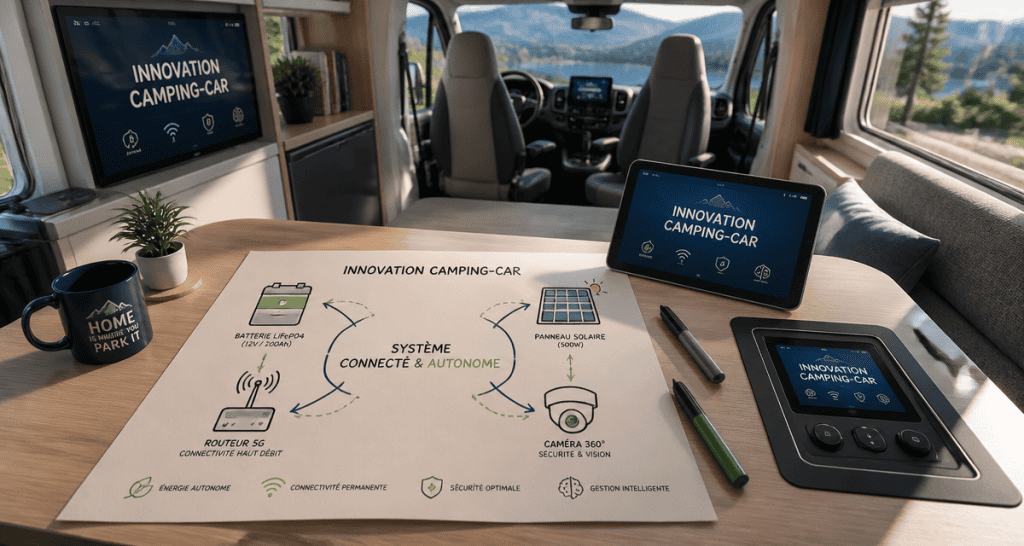 innovations transports camping car intérieur moderne