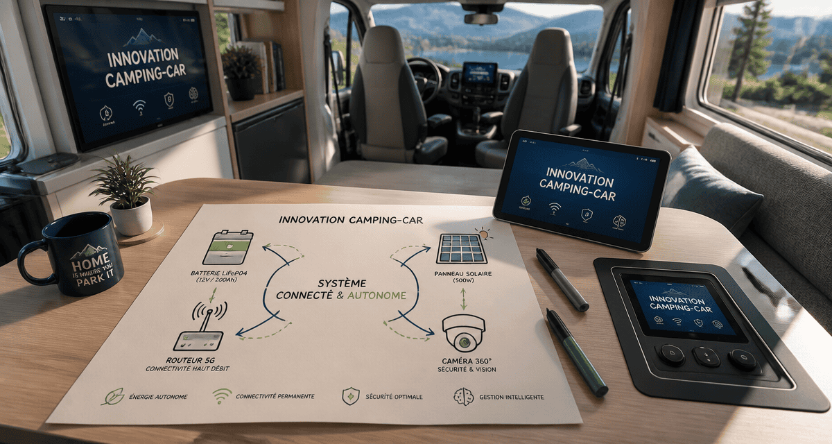 innovations transports camping car intérieur moderne