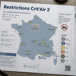 Quand interdiction Crit'Air 2 diesel en France, carte et calendrier