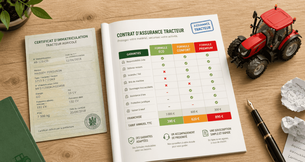 tarif assurance tracteur pour particulier carte grise