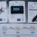 Tarif main d'oeuvre garage T1 T2 T3 outils et facture