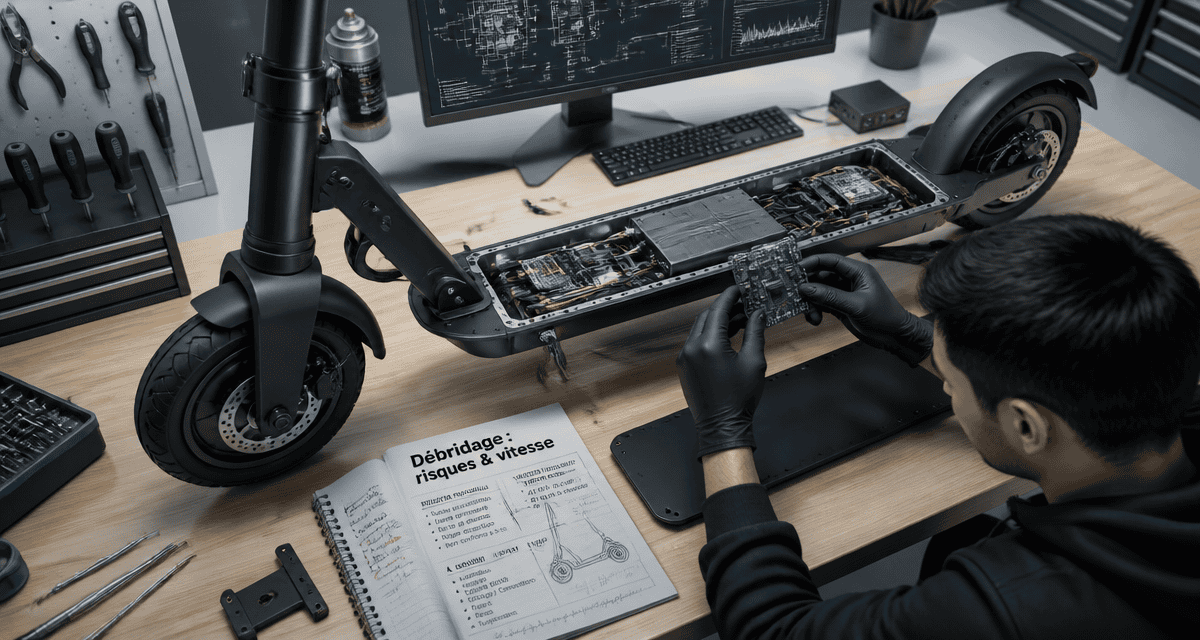 trottinette electrique debrider circuits atelier