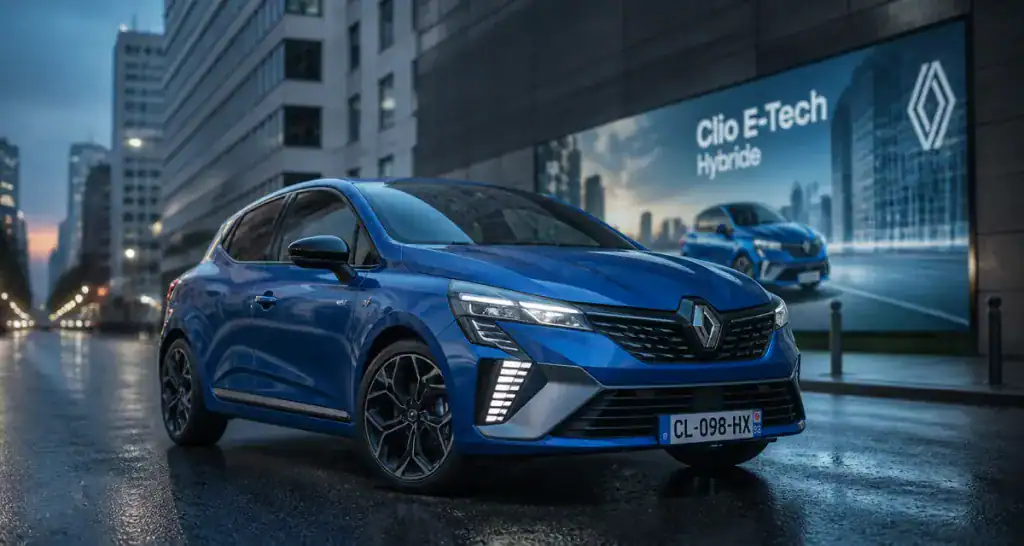 clio hybride avis trois-quarts avant Esprit Alpine