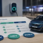 Comparateur voiture hybride : mHEV HEV PHEV et recharge
