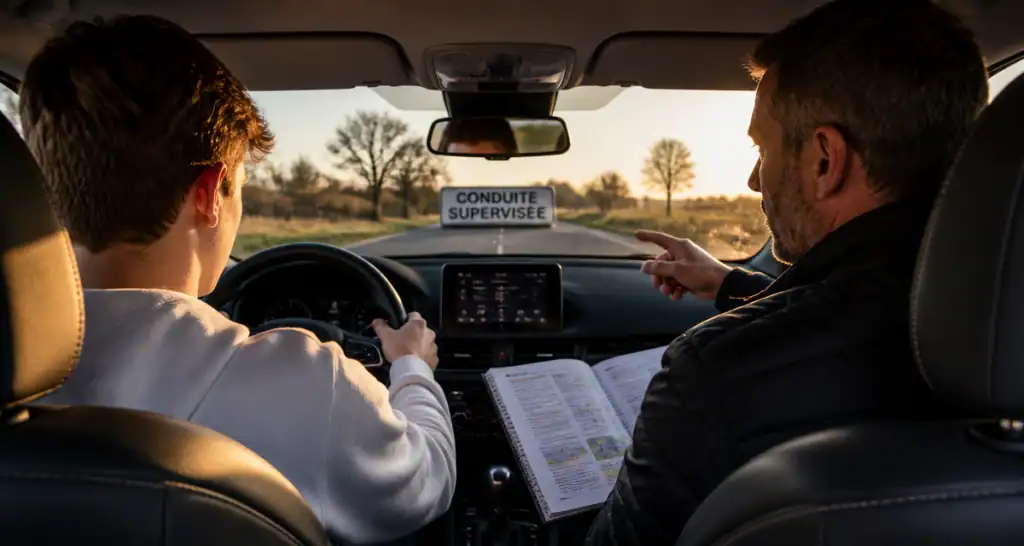 conduite assistée apprentissage voiture