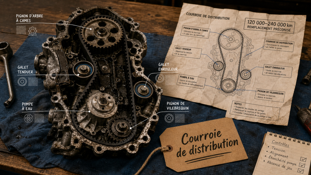 Courroie de distribution quand la changer : 5 ans ou 150 000 km
