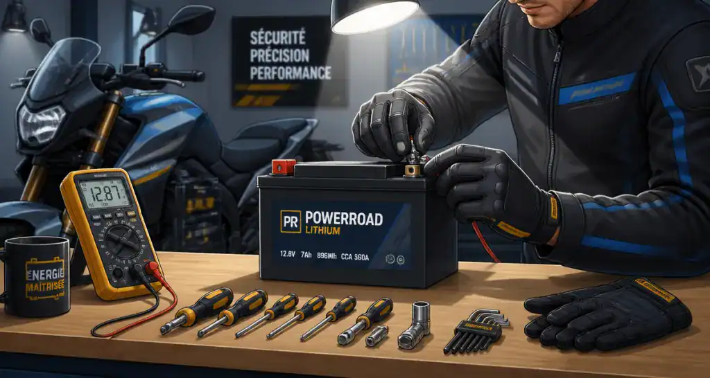 Durée de vie batterie moto sur établi