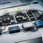 Fonctionnement voiture hybride : mHEV HEV PHEV pour optimiser l’autonomie