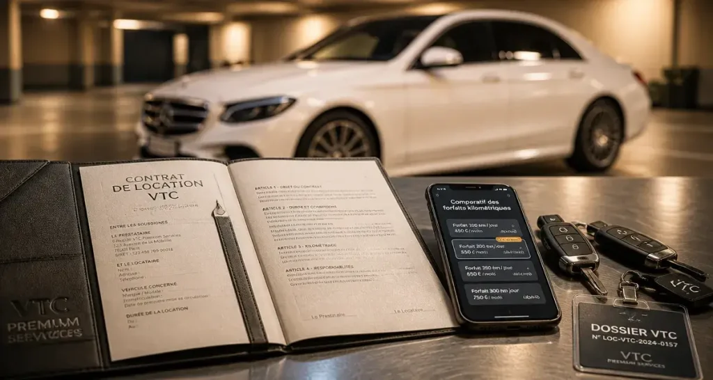 Louer une voiture pour vtc : forfait kilométrique et clés de véhicule