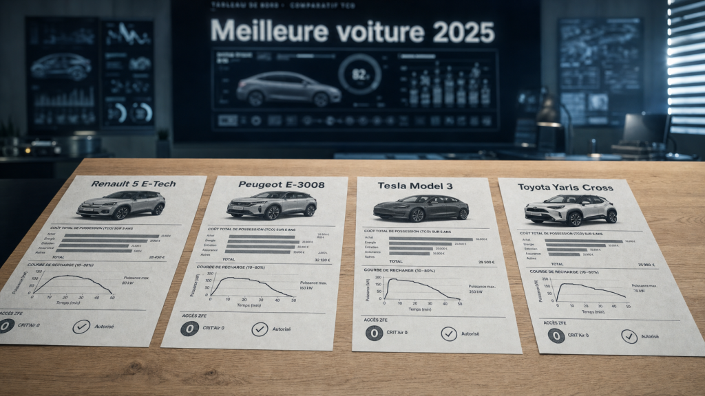 Meilleur voiture 2025 : 4 modèles pour contourner le malus au poids