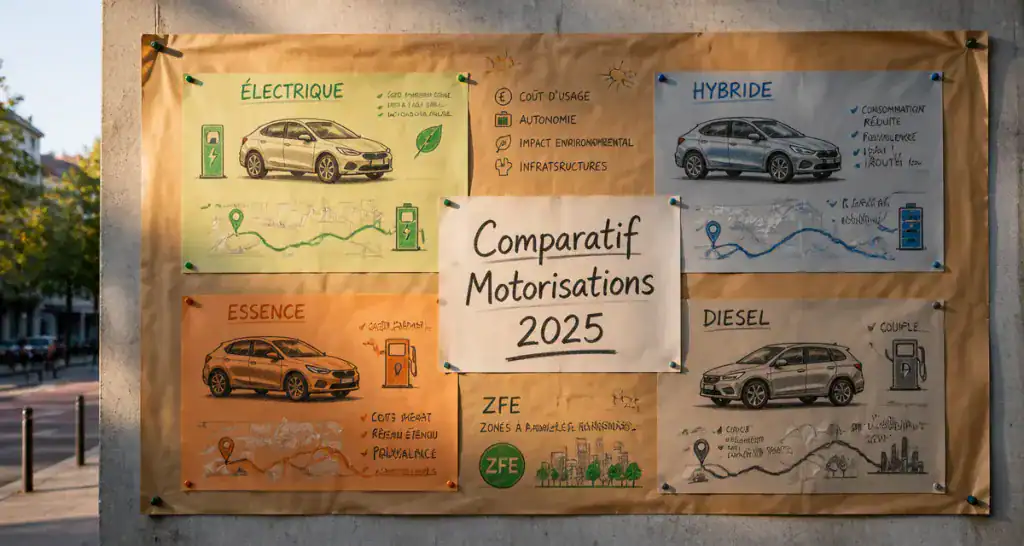 quelle motorisation choisir en 2025 comparatif motorisations