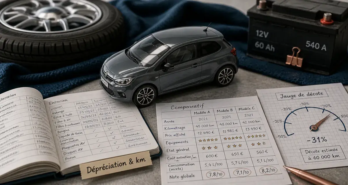 Quelle voiture choisir quand on roule peu : dépréciation & km, choix moteur