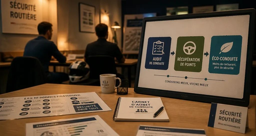 securite routiere formation en salle avec audit de conduite