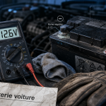 Volt batterie voiture : multimètre affiche 12.6V sur batterie 12V