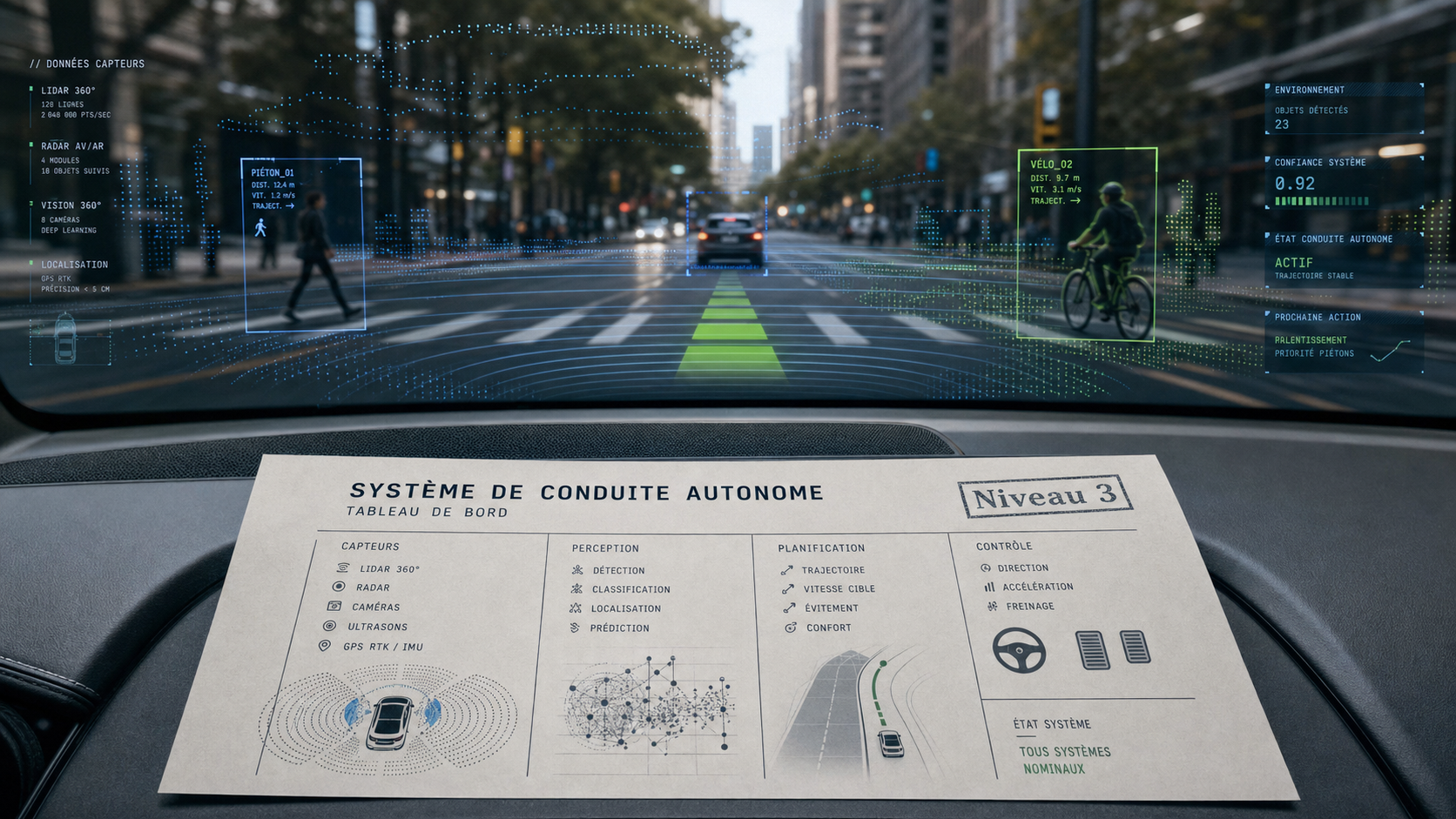 Vehicule sans conducteur : niveaux d’autonomie et cadre légal en France