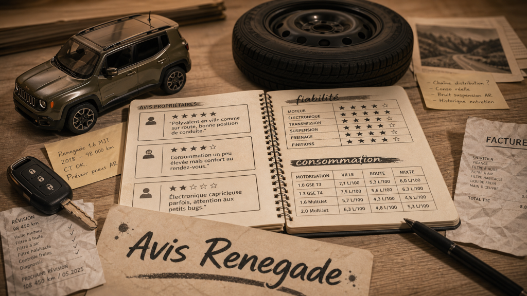 Avis sur Jeep Renegade : fiabilité, BVA9 et consommation