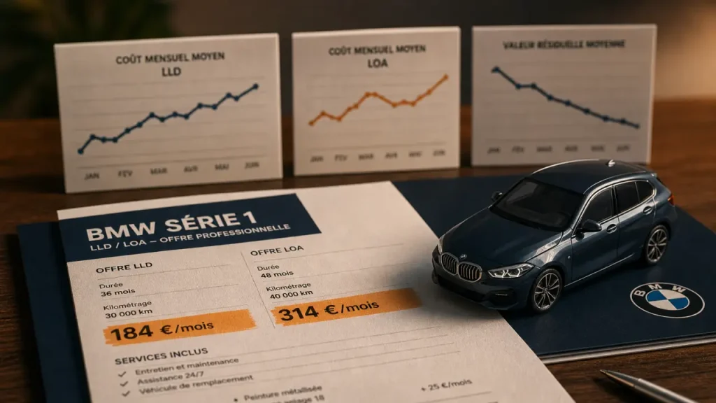 BMW Série 1 en leasing : prix, LOA, LLD et critères de choix