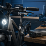 Comment choisir un vélo électrique : vélo urbain, batterie amovible, phares allumés