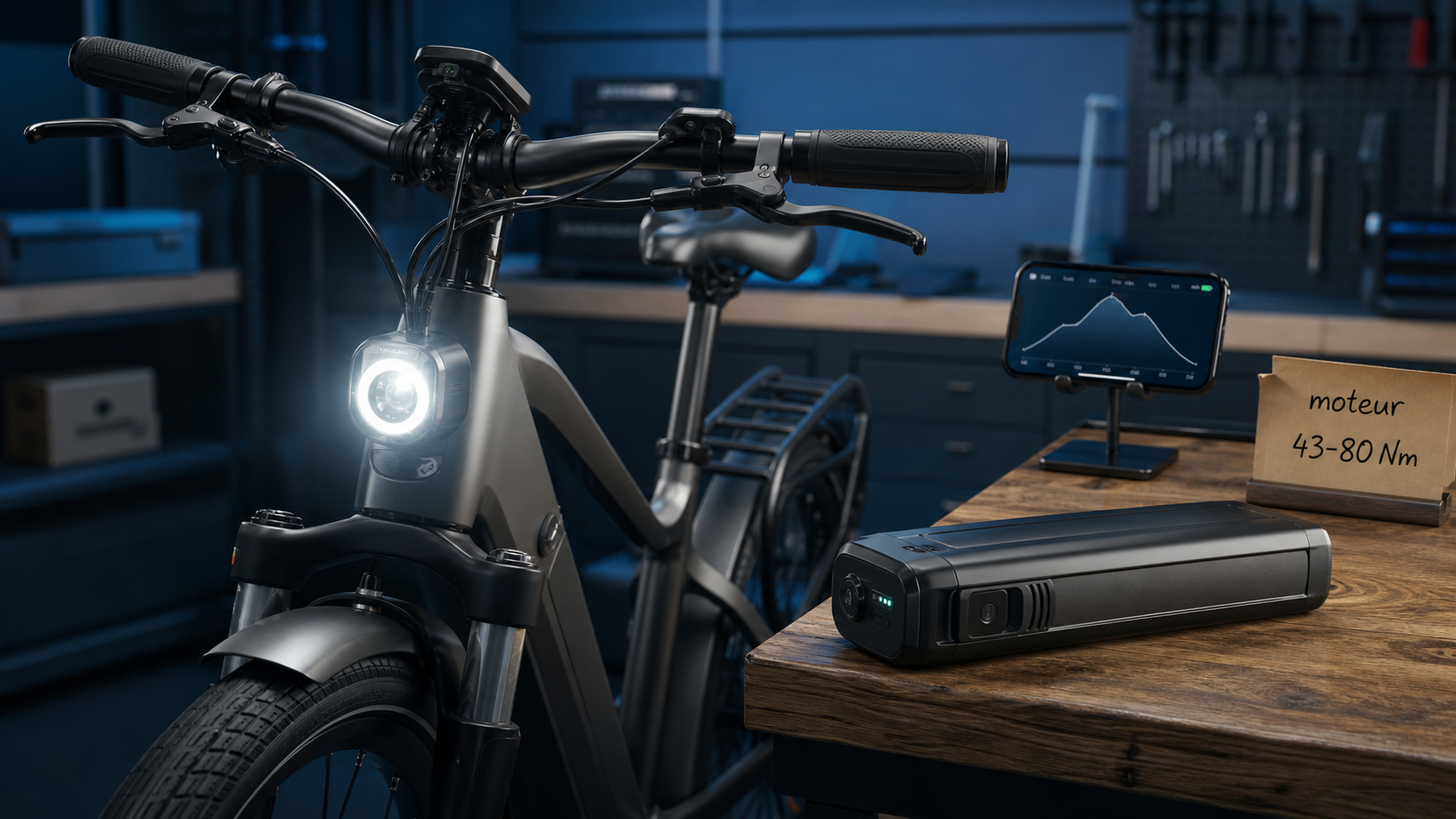 Comment choisir un vélo électrique : vélo urbain, batterie amovible, phares allumés