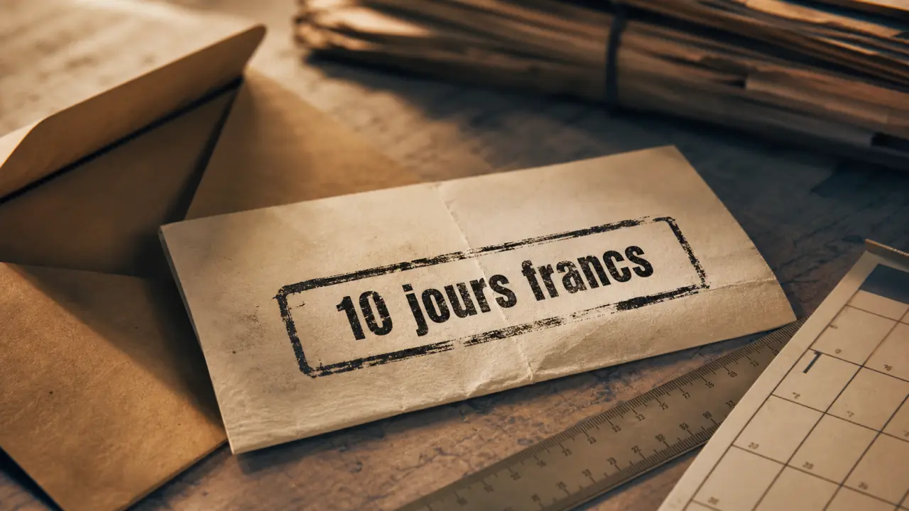 Délai convocation tribunal pour suspension de permis : 10 jours francs avant audience
