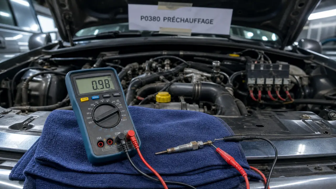 DTC p0380 renault : test circuit de préchauffage
