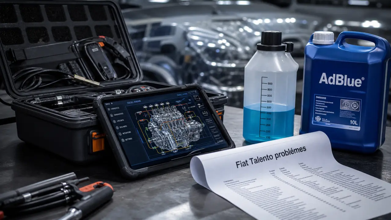 Fiat Talento problème AdBlue : valise de diagnostic et schéma moteur