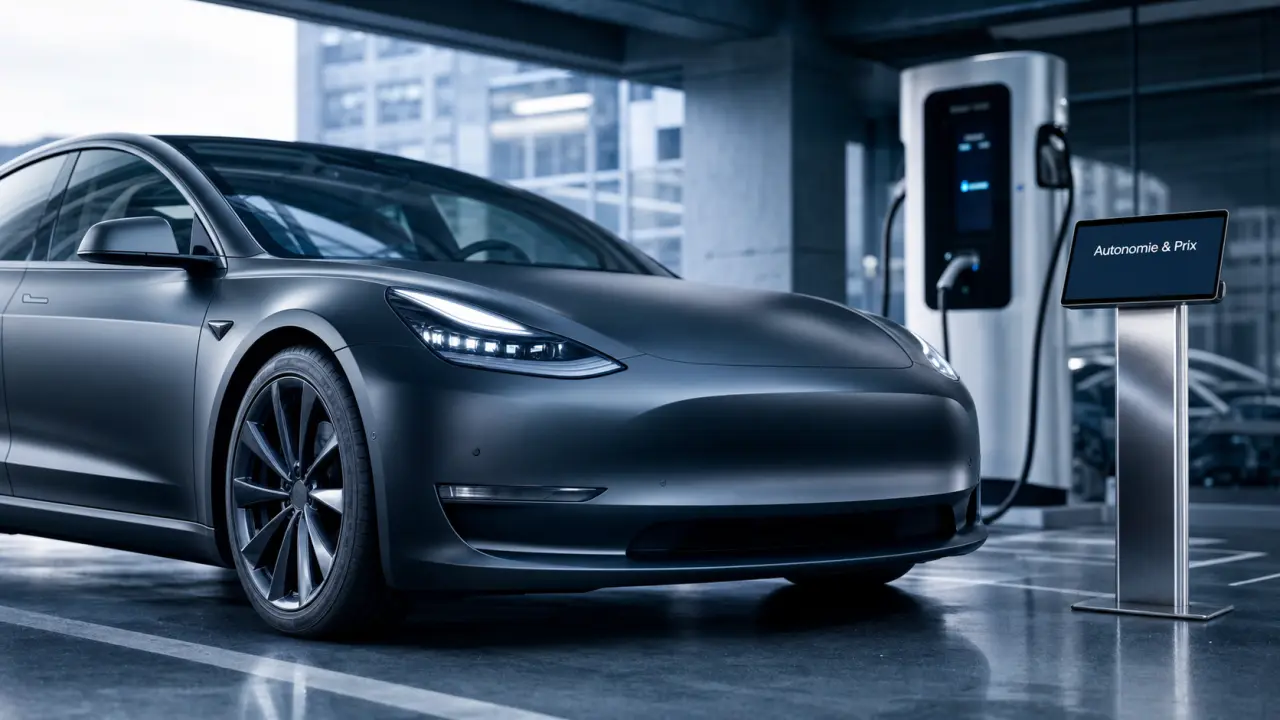 Location tesla model 3 : recharge 15 min, 490 km WLTP