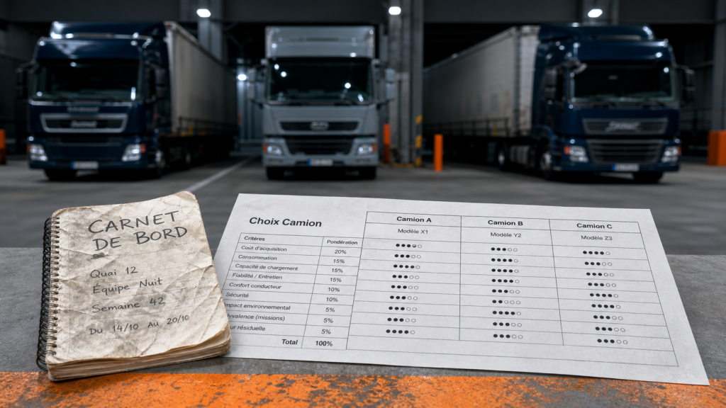 Marques camions : comparer transport longue distance et chantier