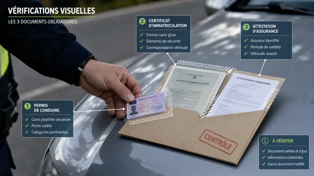 Contrôle routier : les 4 papiers à avoir et les sanctions à connaître