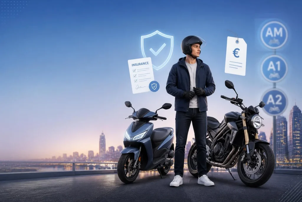 Assurance jeune conducteur deux-roues : permis AM, A1, A2, surprime et leviers pour payer moins cher