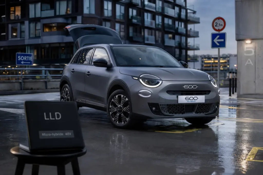 Fiat 600 hybride : 4,8 L/100 km, 385 L de coffre et vraie polyvalence ?