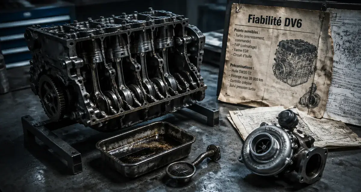 Moteur 1.6 hdi DV6 : fiabilité et pannes