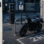 Stationnement moto en place 2RM : trottoir interdit, à Paris