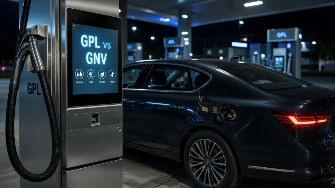 Voiture au gaz : comparaison GPL GNV GNL en station